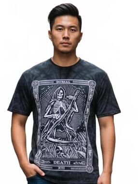 T-Shirt / Tarot Card XIII Death Graphic Black T-Shirt / Small / New